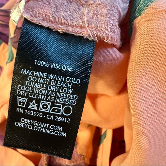 Obey Viscose Jumpsuit size 27(b5 - Picture 12 of 12